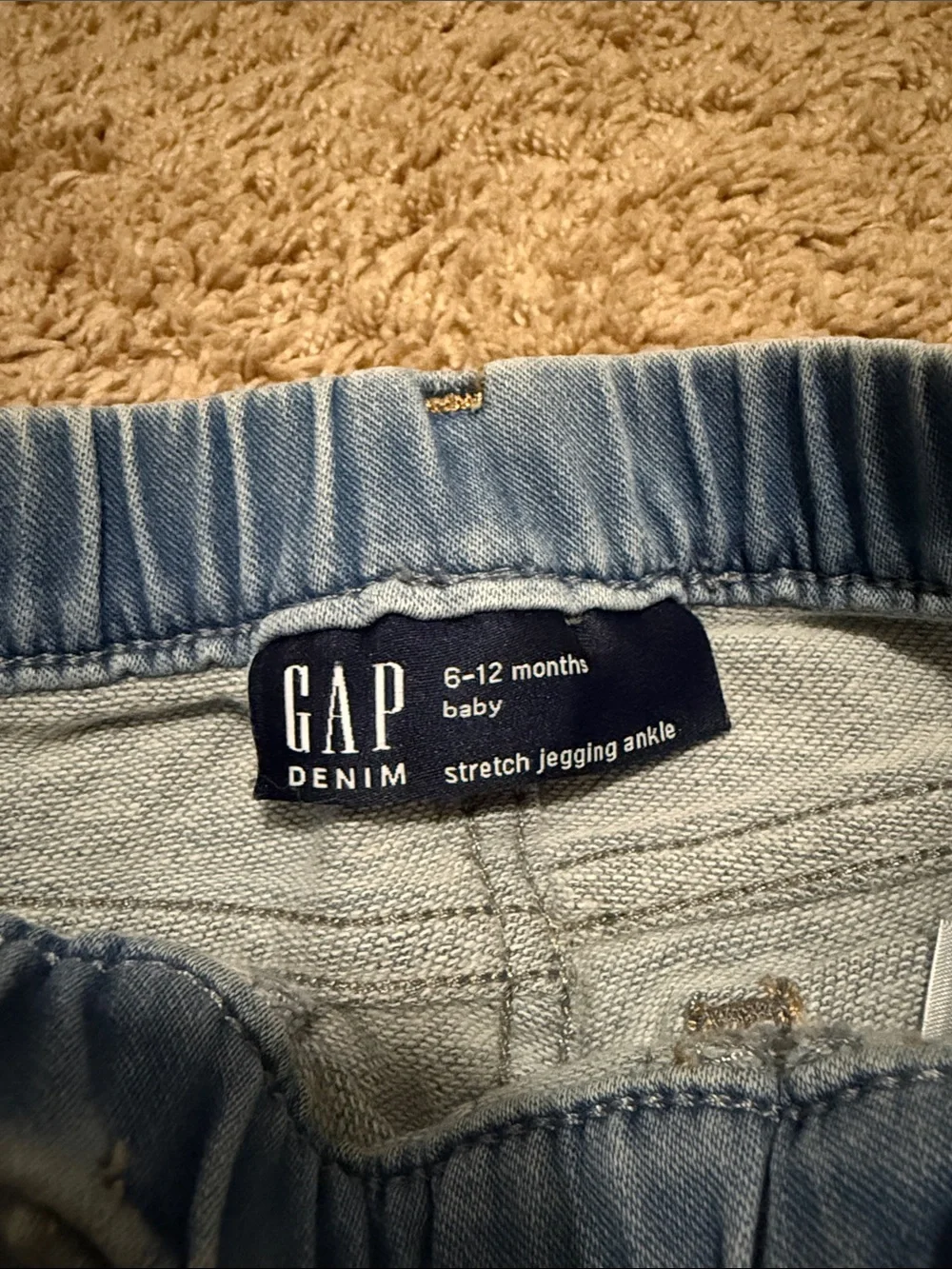 Light Wash Baby Denim Pull-On Jeans